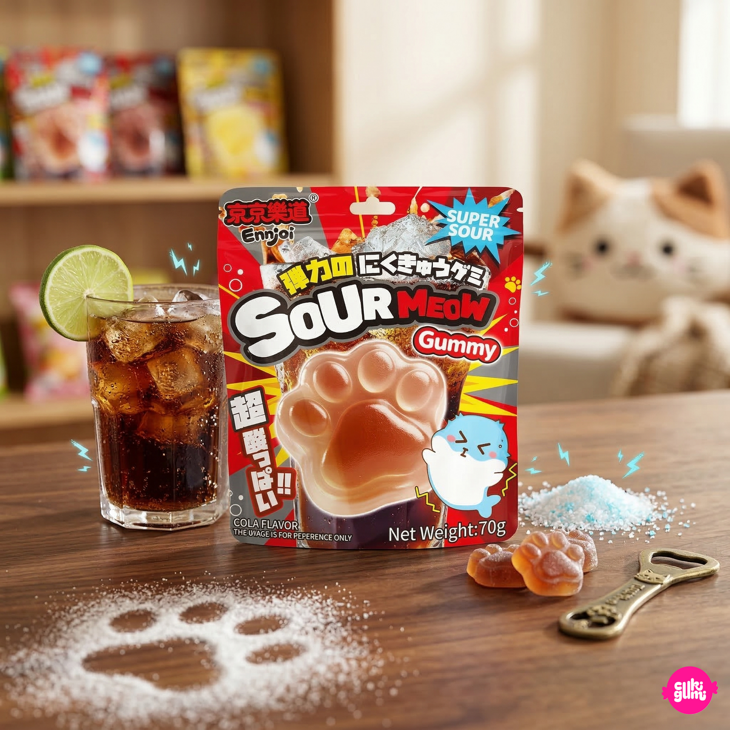 Ennjoi Kólás Savanyú Gumicukor 70 g