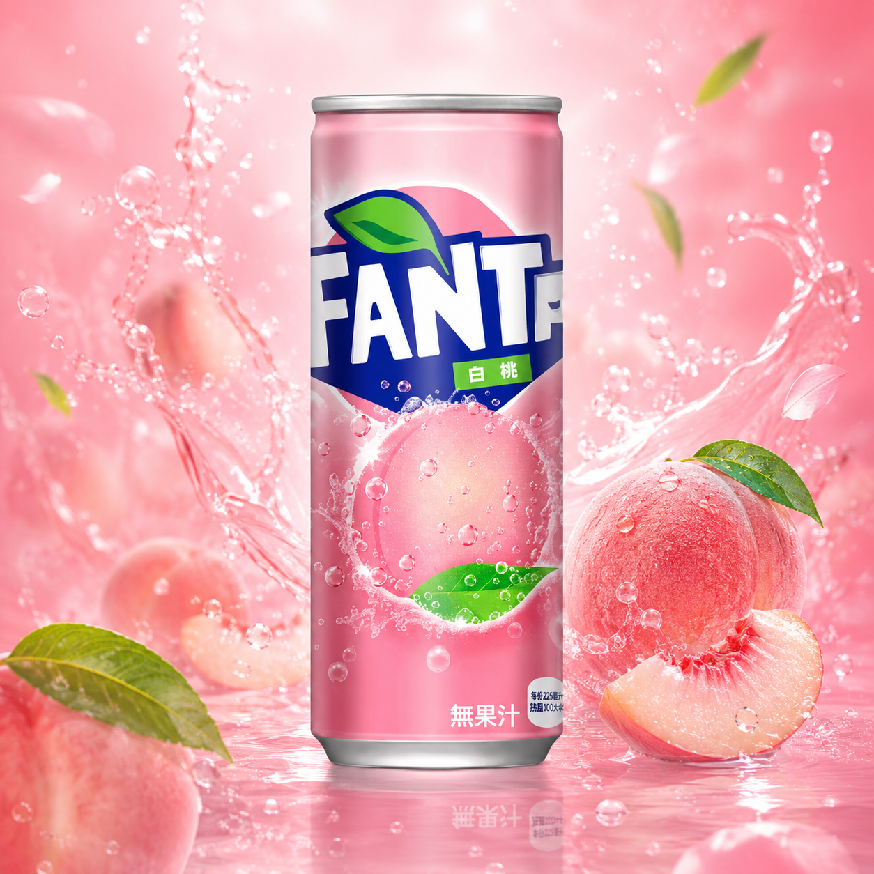 Fanta White Peach 500ml – Fehér Őszibarack Ízű Szénsavas Üdítőital