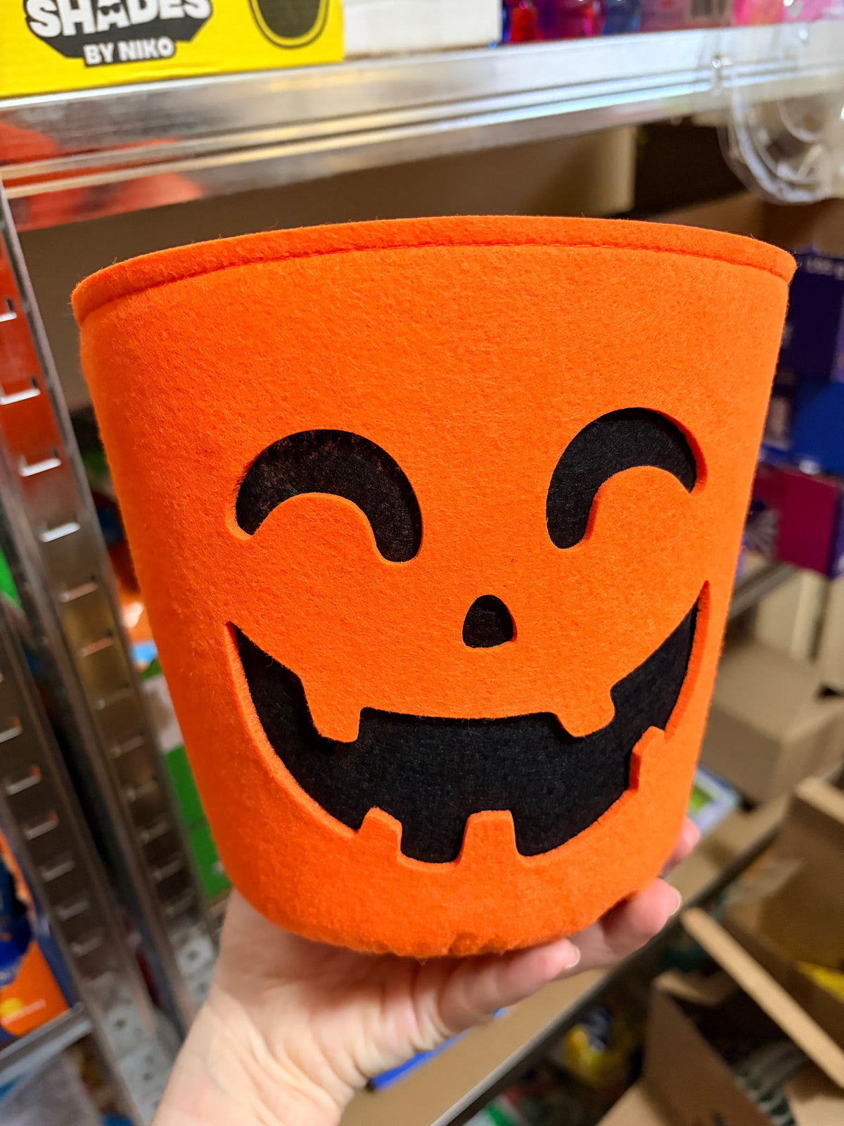 Filc Halloweeni vödör