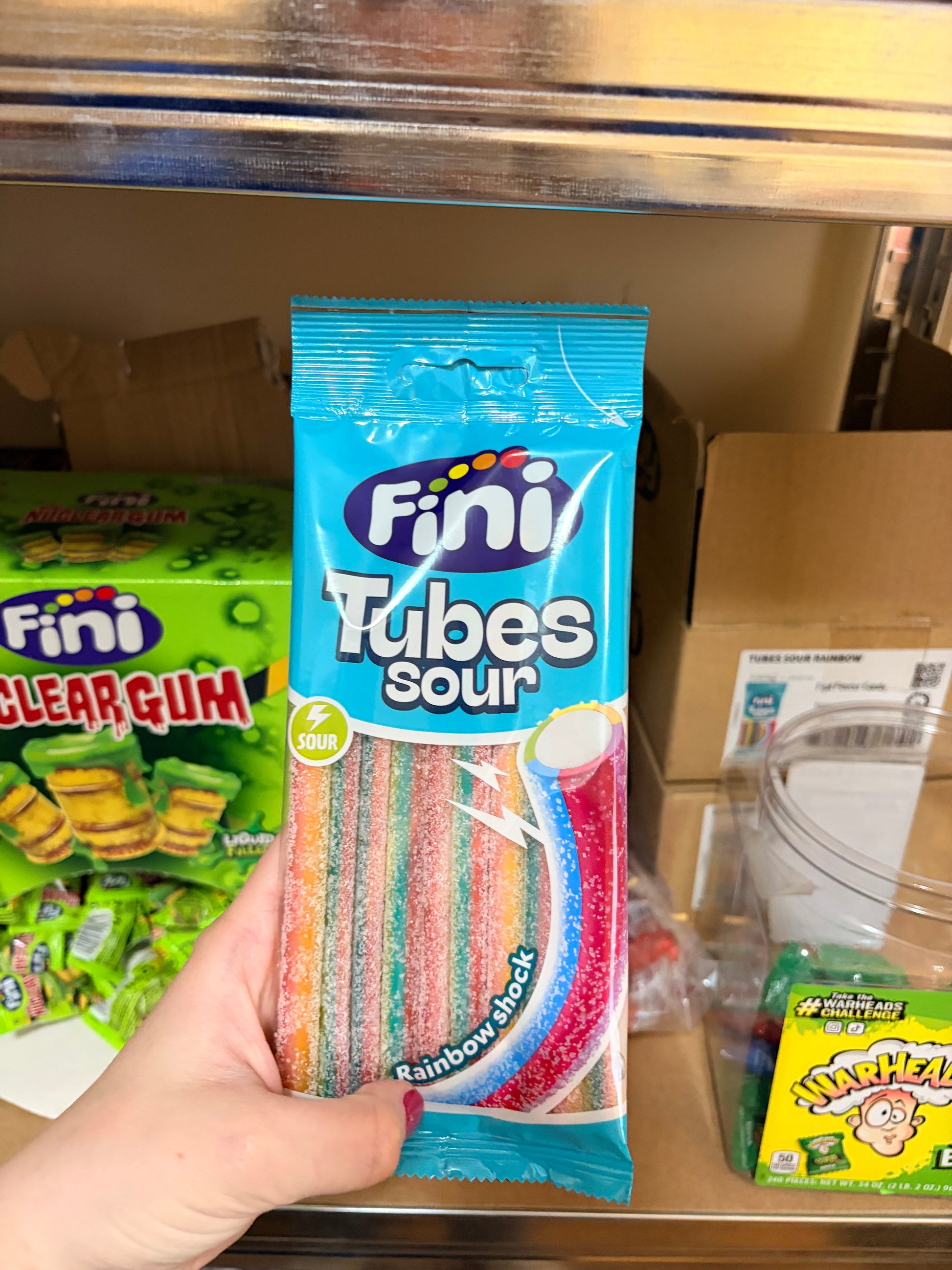 Fini Halal Sour Pencils Rainbow 75 g – Szivárvány Savanyú kábelek