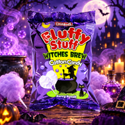 Fluffy Stuff Witches Brew Cotton Candy 60 g - Boszorkányfőzet bogyós gyümölcsízű vattacukor 60 g