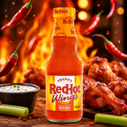 Frank's RedHot Buffalo Wings Sauce 148ml – Hot Buffalo Sauce for Chicken Wings