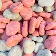 Frisia Sour Skull Pink & Blue 100 g – Vegán Savanyú Habcukor Koponya (Rágógumi íz)