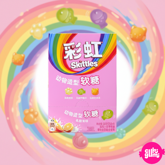 Skittles Lactic Acid Fruit - Cicás Gyümölcsös Puha Cukorka 25g