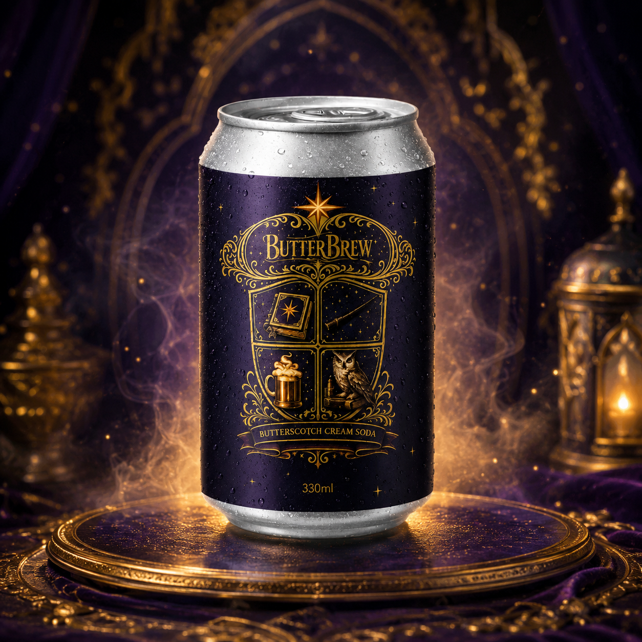 Harry Potter Butterbrew vajkaramellás krémszoda 330 ml – Harry Potter Butterscotch Cream Soda