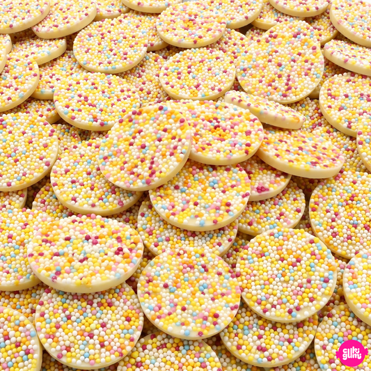 Hannah's Mega Snowies 100 g – Fehércsokis Ropogós Cukorkák Szórással