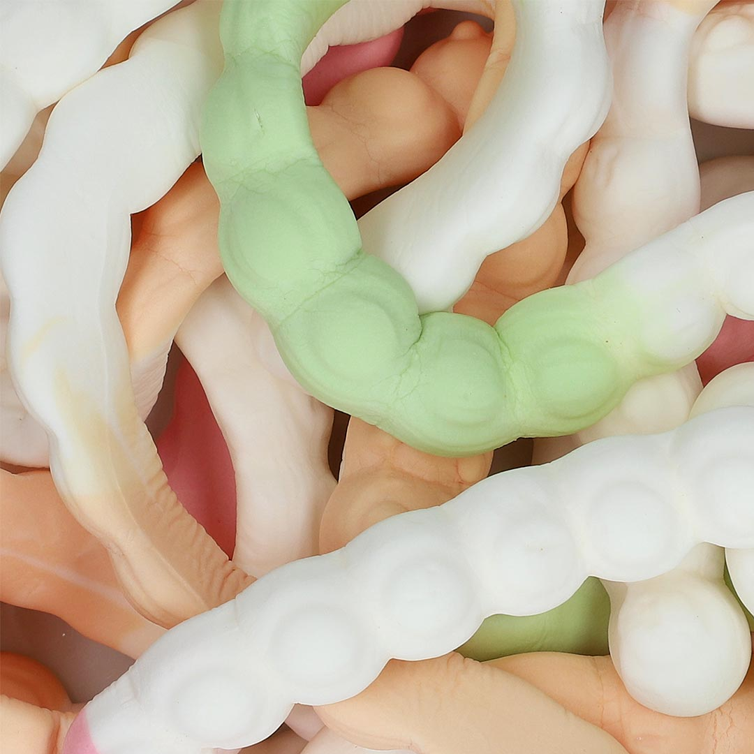 XXL Colorful Worm Gummy Candy (1 PC)