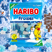 Haribo Frozies Vegan – Téli gyümölcsízű vegán gumicukor 200 g