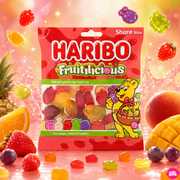 Haribo Fruitilicious 150 g – Gyümölcsízű Gumicukor