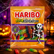 Haribo Sour Skeletons Savanyú Csontváz Gumicukor 160 g