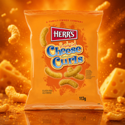 Herr's sajtos kukoricasnack 113 g – Herr's Baked Cheese Curls