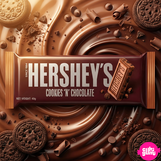 Hershey's Cookies 'n' Chocolate – Tejcsokoládé kekszdarabokkal 40 g