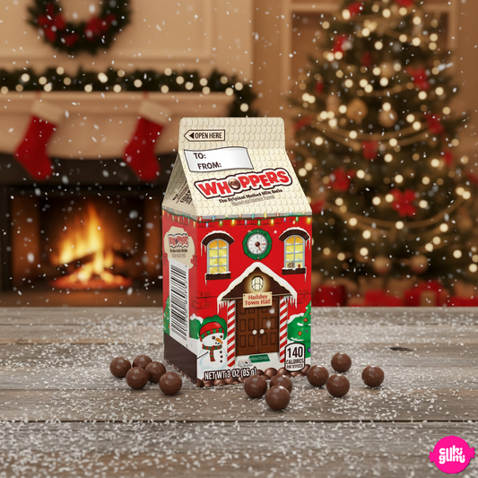Hershey’s Whoppers Christmas Village – Tejcsokoládés golyók 99g