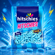 Hitschies Sour Raspberry extra savanyú málna ízű drazsírozott rágócukorka 125 g