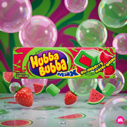Hubba Bubba Max Gum Strawberry Watermelon 40 g – Epres-Görögdinnyeás Rágógumi