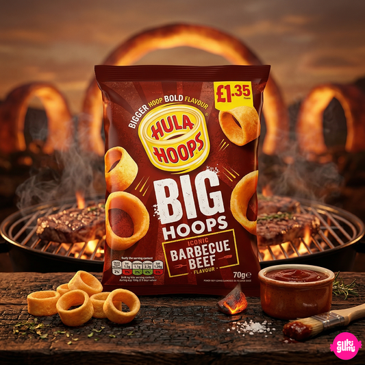 Hula Hoops Big Hoops Barbecue Beef 70 g – BBQ Marhahús Ízű Burgonyakarika