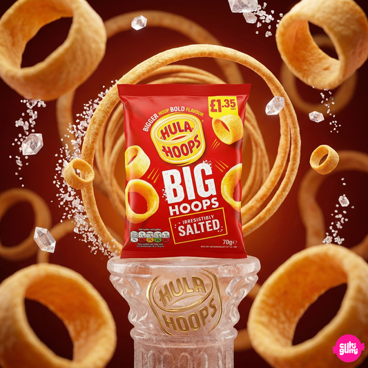 Hula Hoops Big Hoops Salted 70 g – Sós Burgonyakarika Snack