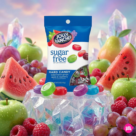 Jolly Rancher Hard Candy Sugar Free 102 g – Cukormentes Gyümölcsös Kemény Cukorka