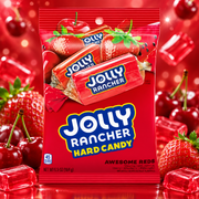 Jolly Rancher Hard Candy Awesome Reds 184 g - Piros gyümölcsízű keménycukorka válogatás 184 g