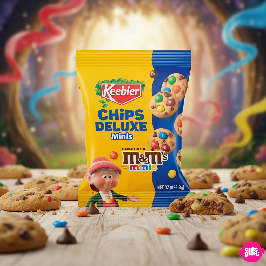Keebler M&M’s Bite Size Cookies - M&M darabos csokis keksz 85g