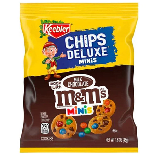 Keebler M&M’s Bite Size Cookies 45 g - M&M darabos csokis keksz