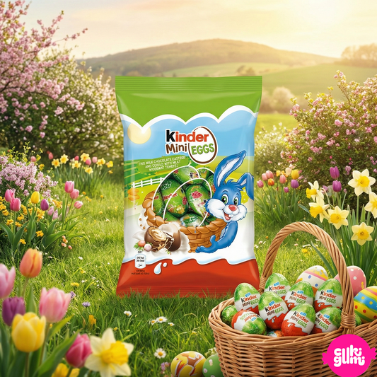 Kinder Mini Eggs – Tejes-mogyorós krémmel töltött mini csokitojások 75 g