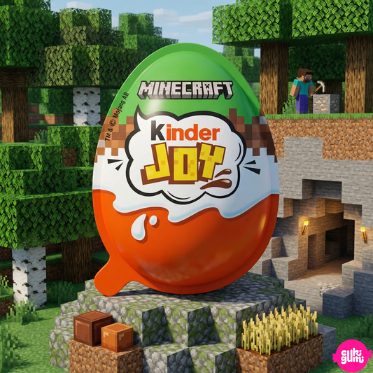 Kinder Joy Minecraft 20 g – Kakaós Krémes Meglepetés Tojás Játékkal