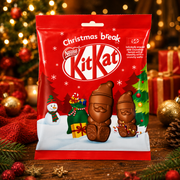 KitKat Santas Mini Tejcsokoládé Mikulások Ropogós Töltelékkel 55 g