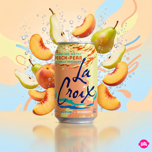 La Croix Sparkling Water Peach-Pear 355 ml – Barack-Körte Ízű Szénsavas Víz