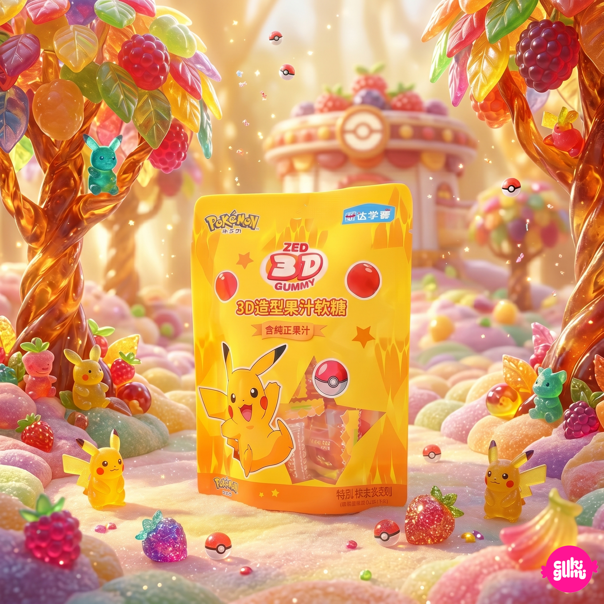 Leda Pokémon Cola 3D Gummy 56g – Kóla Ízű Gumicukor | Anime Snack ...