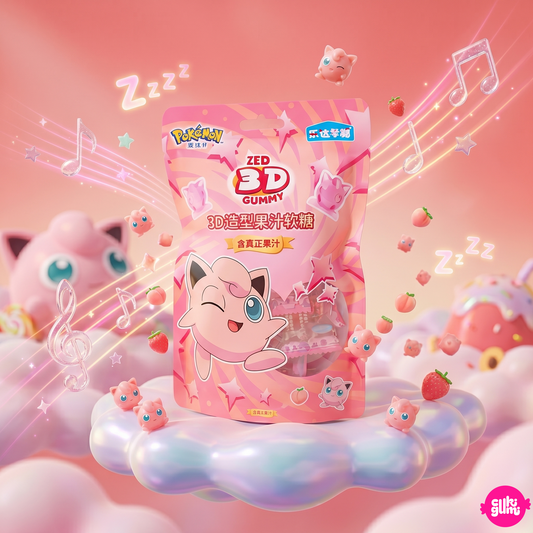 Leda Pokémon Strawberry Shaped 3D Gummy 56 g – Pokémon Eper Ízű 3D Gumicukor
