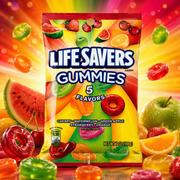 Lifesavers Gummies 5 Flavors 198g – 5 Ízű Gyümölcsös Gumicukor