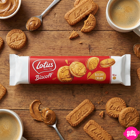 Lotus Biscoff Cream – Karamellás krémmel töltött, fahéjas keksz 150g