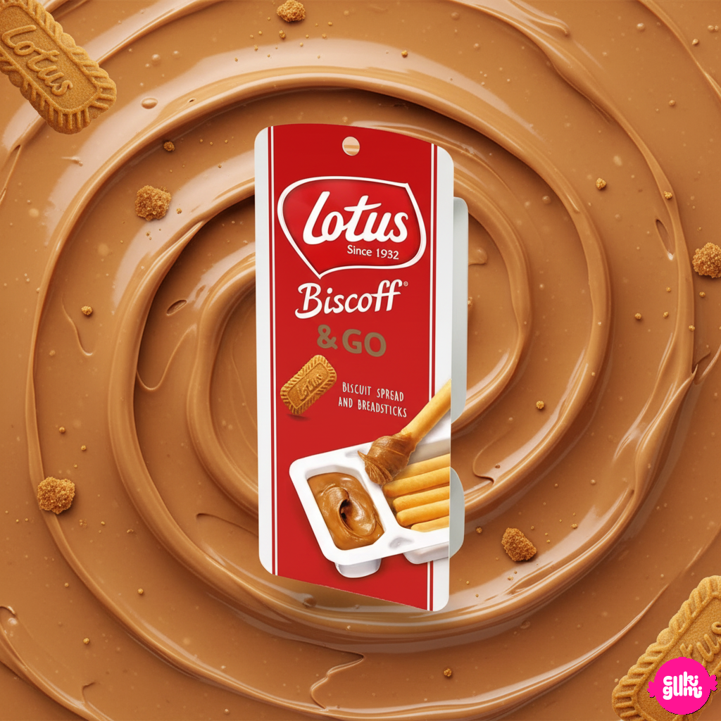 Lotus Biscoff GO! – Karamellás kekszkrém pálcikával 45g