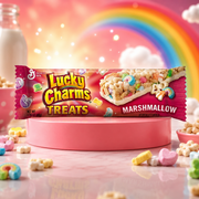 Lucky Charms Treats Bar 48g – Gabonasnack Szelet Színes Pillecukor Darabokkal