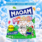 Maoam Snowballs – Karácsonyi rágócukor 140 g