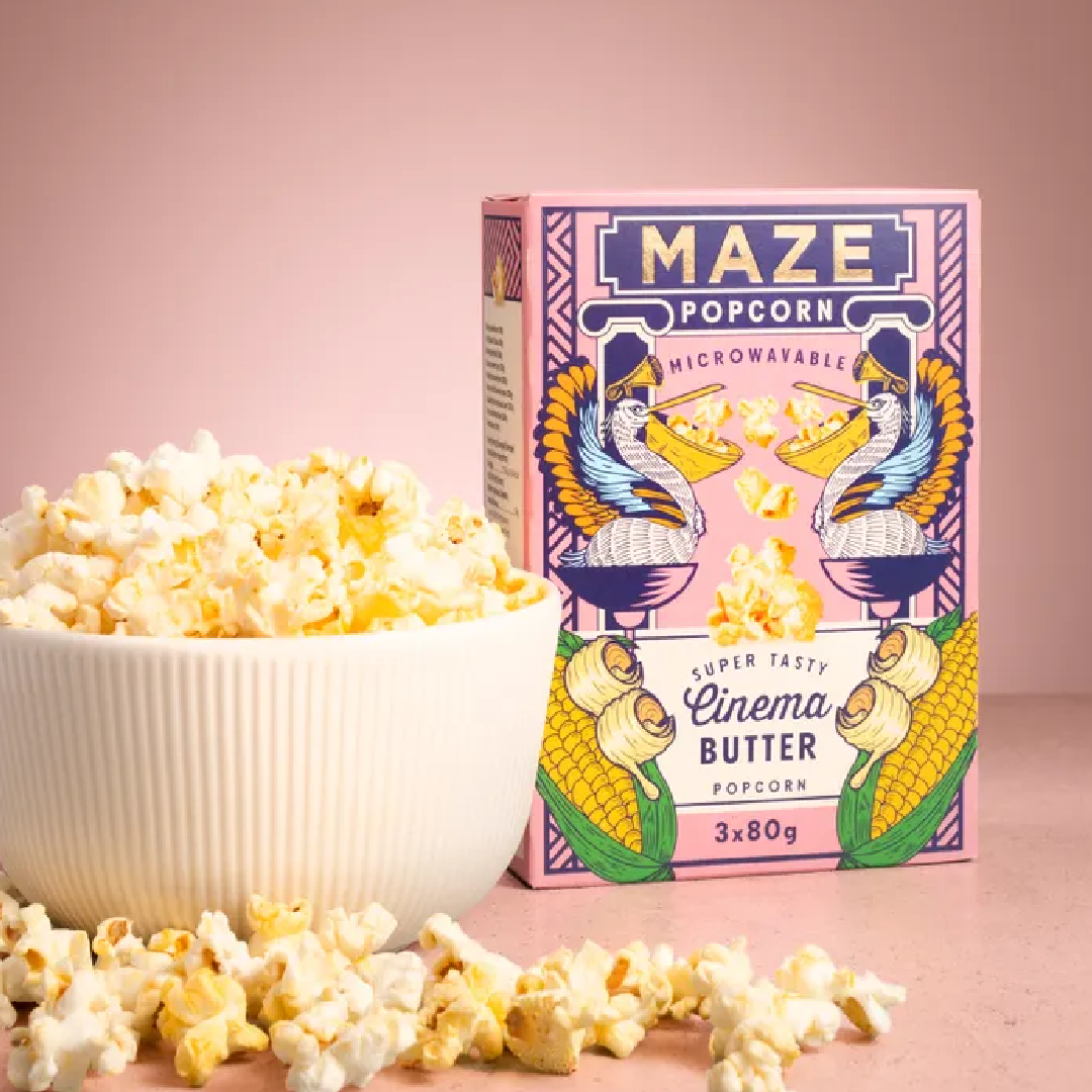 MAZE Popcorn – Mozis Vajízű 240g (3x80g)
