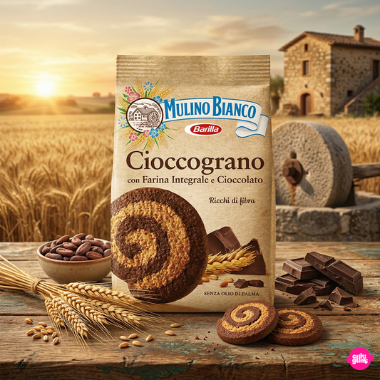 Mulino Bianco Cioccograno 330 g - Teljes kiorőltesű csokoládés keksz