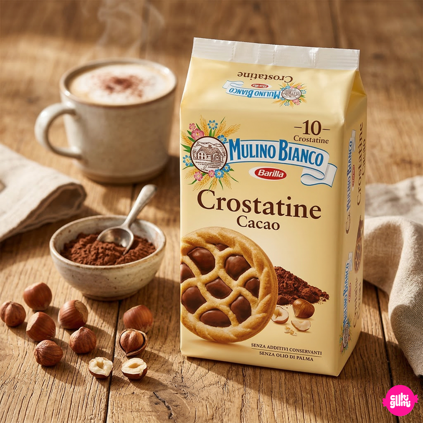 Mulino Bianco Kakaós Krémmel Töltött Mini Pite Sütemény 400 g