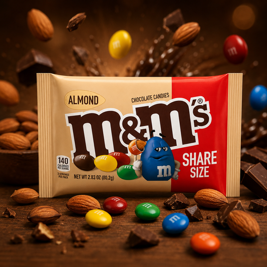 M&M's Almond 80g – Mandulás Tejcsokoládés Drazsé