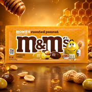 M&M's Honey Roasted Peanut 49g – Mézes Pörkölt Mogyorós Tejcsokoládés Drazsé