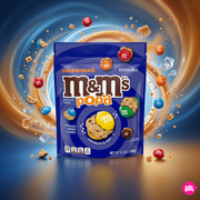 M&M's POP'd Caramel 155 g – Karamellás Freeze Dried Csokicukorka