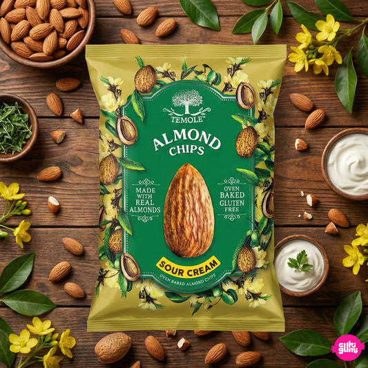 Temole Mandula chips - tejföl és hagyma ízű 40g