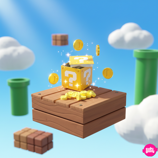 Mario Gyümölcsös Coin Candy - Cukorka 32g