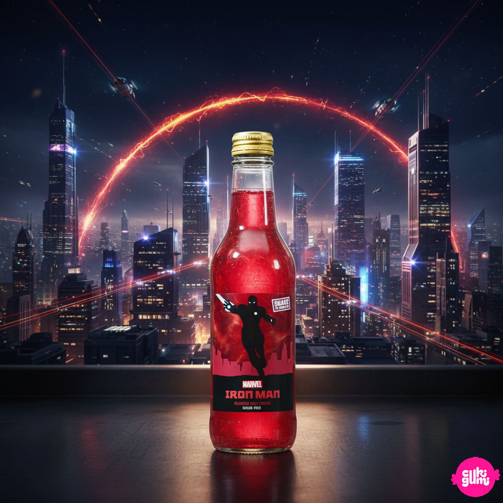 Marvel Iron Man Reactor Red Fruits – Vörös gyümölcs ízű szénsavas ital 330ml