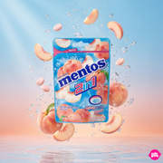 Mentos Barackos szódás rágós cukorka 45 g