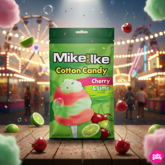 Mike and Ike Gyümölcsös Vattacukor Cherry & Lime 85g