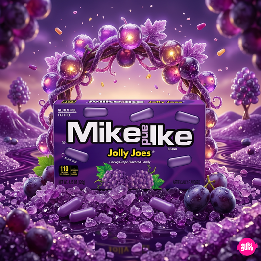 Mike and Ike Jolly Joes 120 g – Szőlős Rágós Cukorkák