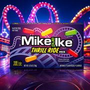 Mike and Ike Thrill Ride Mix 120g – Vidámparki Ízek Amerikai Rágós Cukorka Mix