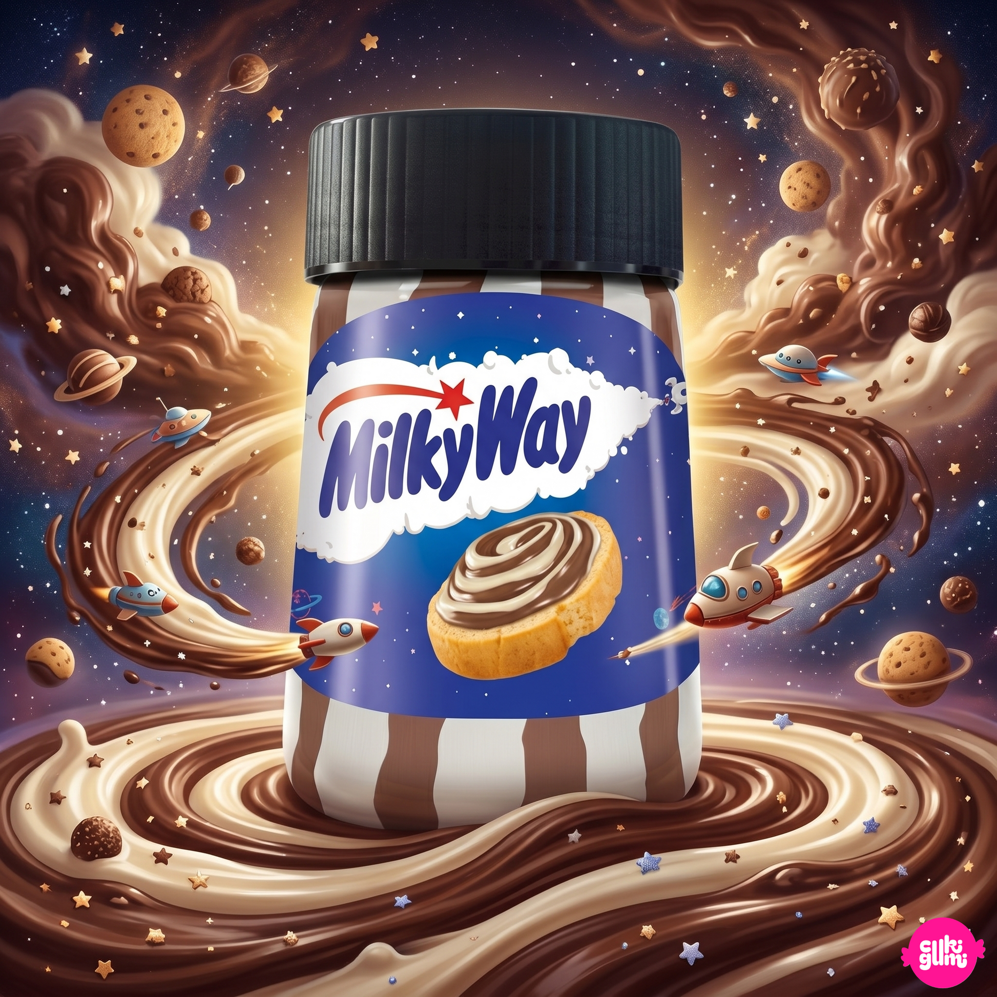 Milky Way kenhető csokikrém 350g